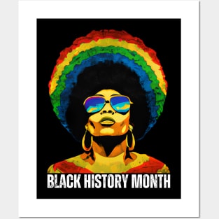 Black History Month Woman Posters and Art